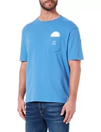 Koszulki męskie - s.Oliver Męski t-shirt 130.10.206.12.130.2115250, 53D0, S - miniaturka - grafika 1