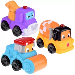Zestaw miękkie autka budowlane 3szt 18M+ ZA4737A - Samoloty i helikoptery - miniaturka - grafika 1