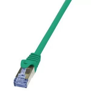 LogiLink Patchcord CAT.6A S/FTP 7,5m zielony CQ3085S - Kable miedziane - miniaturka - grafika 3