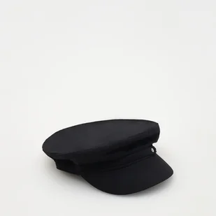 Reserved - Kaszkiet z ozdobną klamrą - Czarny - Czapki dla dzieci - miniaturka - grafika 1