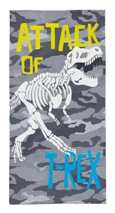 Detexpol, Ręcznik dziecięcy, WZ.34 T-REX, 70x140 cm - Okrycia kąpielowe dla dzieci - miniaturka - grafika 1