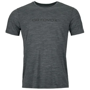 Koszulka męska Ortovox 150 Cool Brand Ts M Rozmiar: L / Kolor: czarny/szary - Koszulki sportowe męskie - miniaturka - grafika 1