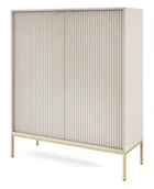 Komody - Komoda Nova K104 Złoty / Kaszmir - miniaturka - grafika 1