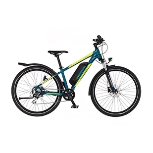 FISCHER E-Bike ATB Terra 2.1 Junior, rower elektryczny, zielony połysk, 27,5 cala, RH 38 cm, silnik na tylne koło 45 Nm, akumulator 48 V - Rowery elektryczne - miniaturka - grafika 1
