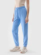 Dresy damskie - Spodnie dresowe joggery damskie 4F 4FWMM00TTROF1138-32S Granatowy - miniaturka - grafika 1