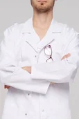 Odzież medyczna - Fartuch medyczny męski RAFAŁ - miniaturka - grafika 1