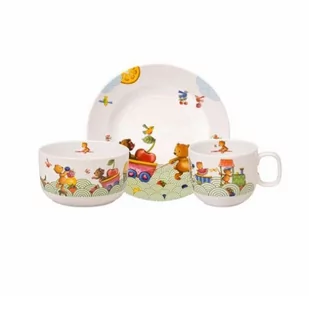 Villeroy & Boch Naczynia dziecięce Hungry as a Bear 3 el. 14-8665-8427 - Zestawy naczyń dla dzieci - miniaturka - grafika 1