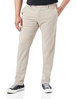 Spodenki męskie - bugatti Męskie spodnie 4220-16224, beżowo-50, nowoczesny krój, beżowy-50, 35W / 32L - grafika 1