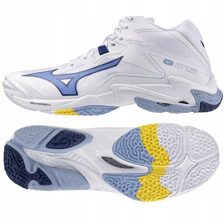 Mizuno Buty siatkarskie WAVE LIGHTNING Z8 MID 46 białe niebieskie