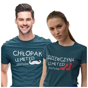 Walentynki - KOSZULKI DLA PAR NA WALENTYNKI PREZENT LIMITED EDITION - miniaturka - grafika 1
