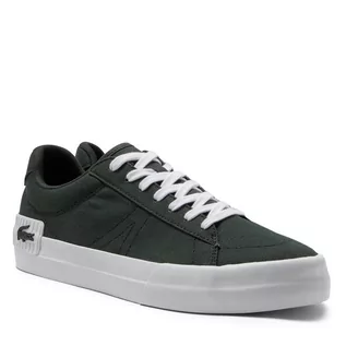 Półbuty męskie - Sneakersy Lacoste L004 746CMA0017 Grn/Wht 1R7 - grafika 1