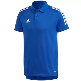 Koszulki sportowe męskie - Adidas, Koszulka męska, Polo Condivo 20 ED9237, niebieski, rozmiar M - grafika 1