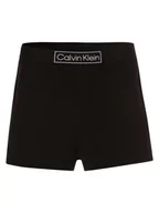 Piżamy damskie - Calvin Klein - Damskie spodenki od piżam, czarny - miniaturka - grafika 1