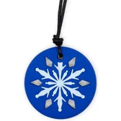 Gryzaki dla dzieci - BABY&TRAVEL Jellystone Designs Gryzak Płatek śniegu granatowy, 1szt. - miniaturka - grafika 1