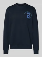 Bluzy męskie - Bluza z detalem z logo model ‘FLORIAN’ - miniaturka - grafika 1