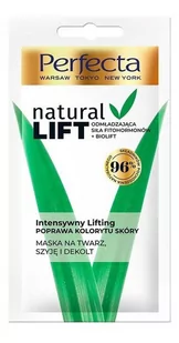 Perfecta Natural Lift Maska na twarz, szyję i dekolt 8ml - Maseczki do twarzy - miniaturka - grafika 1