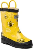 Buty dla dziewczynek - Kalosze dziecięce Regatta Minnow gumowce w pszczółki-34 - miniaturka - grafika 1