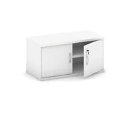 Inne meble biurowe - B2B Partner Nadstawka dwudrzwiowa, 800 x 400 x 400 mm, biały 437453 - miniaturka - grafika 1