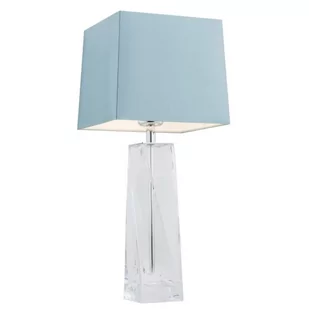 Argon Stojąca LAMPA stołowa LILLE 3839 abażurowa LAMPKA nocna do sypialni błękitna 3839 - Lampy stojące - miniaturka - grafika 1