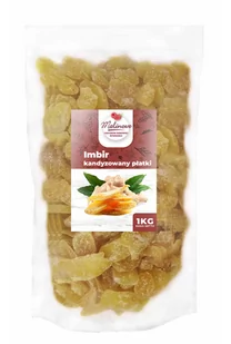 Imbir kandyzowany płatki 1 kg - Owoce świeże i suszone - miniaturka - grafika 1