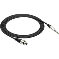 Kable - Kabel BLACKBIRD BBMCJ1 Jack 6.3 mm - XLR żeński 1 m - miniaturka - grafika 1