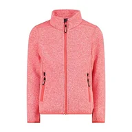Kurtki i płaszcze dla chłopców - CMP - kurtka Knit-Tech dla dzieci, Red Fluo-Antracyt, 140 - miniaturka - grafika 1