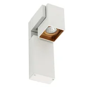 Lampy ścienne - Italux Kinkiet ARAVENA WHITE GOLD WLB073/5W 3000K WH+GO - miniaturka - grafika 1