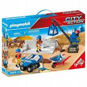 Klocki - Playmobil 70513 Plac Budowy City Action Zestaw + Figurki - miniaturka - grafika 1