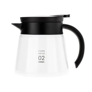 Hario Insulated Stainless Steel Server V60-02 - Biały - 600ml VHS-60W - Dzbanki i imbryki - miniaturka - grafika 2
