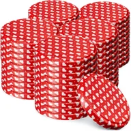 Pojemniki kuchenne - Metalowe wieczka do słoików Valsta 50 szt. 66mm "Serca" - miniaturka - grafika 1