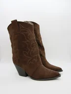 Kozaki damskie - Bellucci Kowbojki w kolorze brązowym - miniaturka - grafika 1