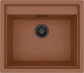 Zlewozmywaki - Zlew ELLECI SINTESI 105 K83 + czarny odpływ - miniaturka - grafika 1