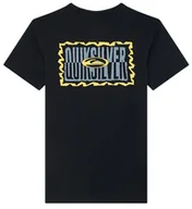 Koszulki męskie - t-shirt QUIKSILVER GOTAM FOAM BLACK - miniaturka - grafika 1