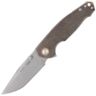 Nóż składany Viper Katla Green Canvas Micarta, Stonewashed M390 by Jesper Voxnæs (V5982CG) - Noże - miniaturka - grafika 1