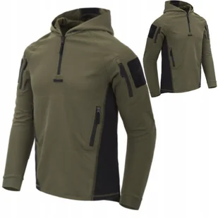 Taktyczna Męska Bluza Z Kapturem Helikon Range Hoodie Olive / Czarna L - Bluzy męskie - miniaturka - grafika 1