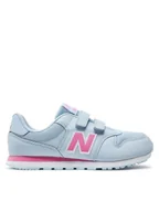 Buty dla dziewczynek - New Balance Sneakersy GV500CSP Błękitny - miniaturka - grafika 1