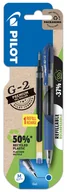 Długopisy - Pilot Eco, długopis G-2 07 X 1 niebieski + 1 X wkład - miniaturka - grafika 1
