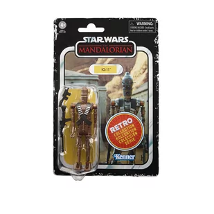 Star Wars Kolekcja retro IG-11 zabawka skala 9,5 cm Mandaloriańska figurka kolekcjonerska, zabawki dla dzieci w wieku od 4 lat F2021 - Figurki dla dzieci - miniaturka - grafika 1