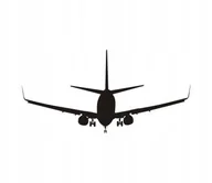 Naklejki na ścianę - Naklejka na ścianę lotnictwo odrzutowiec Samolot 1, 200x100 cm - miniaturka - grafika 1