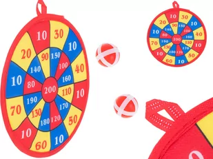 GRA NA RZEPY DART BEZPIECZNE RZUTKI TARCZA 22CM - Dart - miniaturka - grafika 1