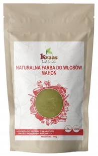 Kvaas, Naturalna Ziołowa Farba Henna Do Włosów Mahoń Mahogany, 100g - Farby do włosów i szampony koloryzujące - miniaturka - grafika 1