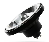 Żarówki LED - LED Żarówka AR111 GU10/12W/230V 4000K czarny 45° - miniaturka - grafika 1
