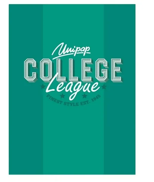 ZESZYT SZKOLNY A5 60 kartek w linie soft touch 90 g/m2 COLLEGE DAILY