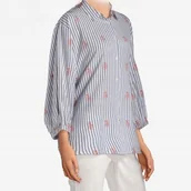 Koszule damskie - Koszula damska LEE nowa oryginalna L45ZKIEQ- paski z nadrukiem - rozmiar M - miniaturka - grafika 1