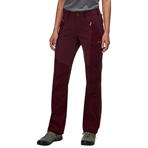 Fjallraven Damskie spodnie sportowe Nikka W czerwony ciemnobordowy (Dark Garnet) 34