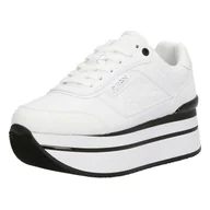 Sneakersy damskie - Damskie Sneakersy GUESS HANSIN FL5HNSPEL12-WHITE – Biały - miniaturka - grafika 1