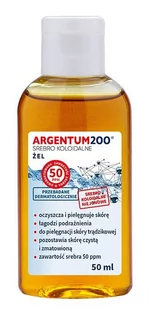 AURA HERBALS Aura Herbals Argentum 200 Srebro Koloidalne 50 ppm żel oczyszczający do twarzy i rąk 50 ml - Problemy skórne - miniaturka - grafika 1