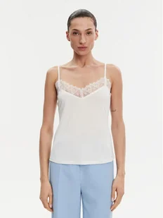 Morgan Top M2BETINA Écru Regular Fit - Koszulki i topy damskie - miniaturka - grafika 1