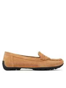 Geox Mokasyny D Kosmopolis + Grip D35RCA00021C5006 Brązowy - Mokasyny damskie - miniaturka - grafika 1