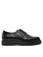 Półbuty damskie - Calvin Klein Półbuty Lace Up - Lth HW0HW02278 Czarny - miniaturka - grafika 1